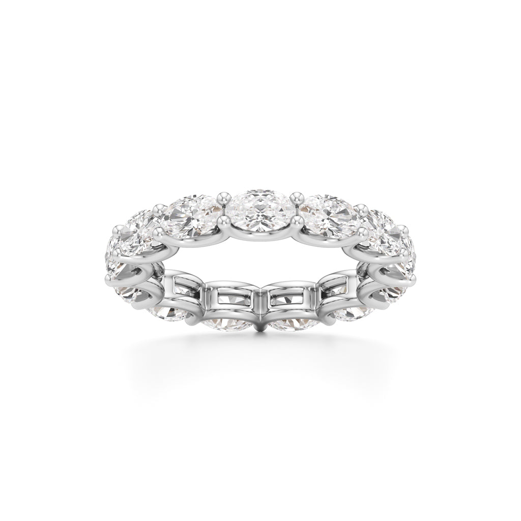Eterna Classic Oval Diamond Band