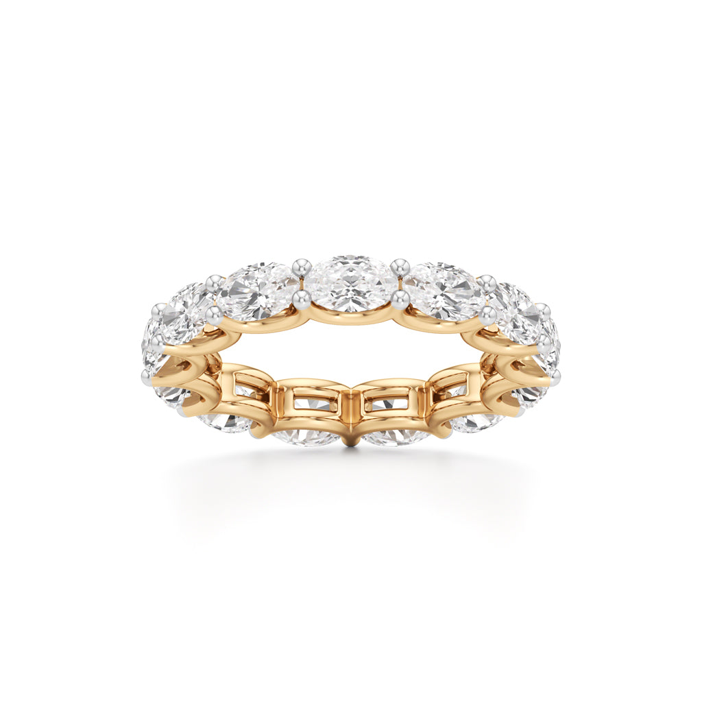 Eterna Classic Oval Diamond Band