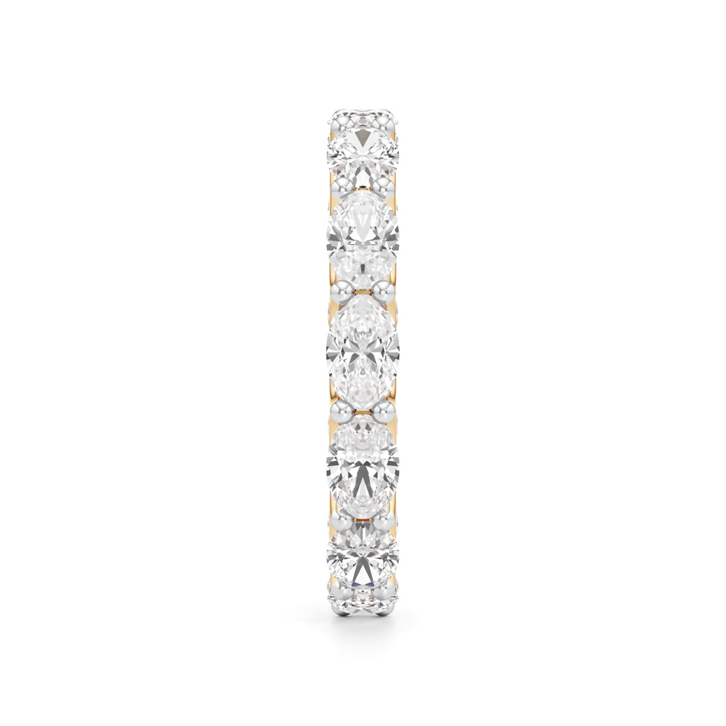 Eterna Classic Oval Diamond Band