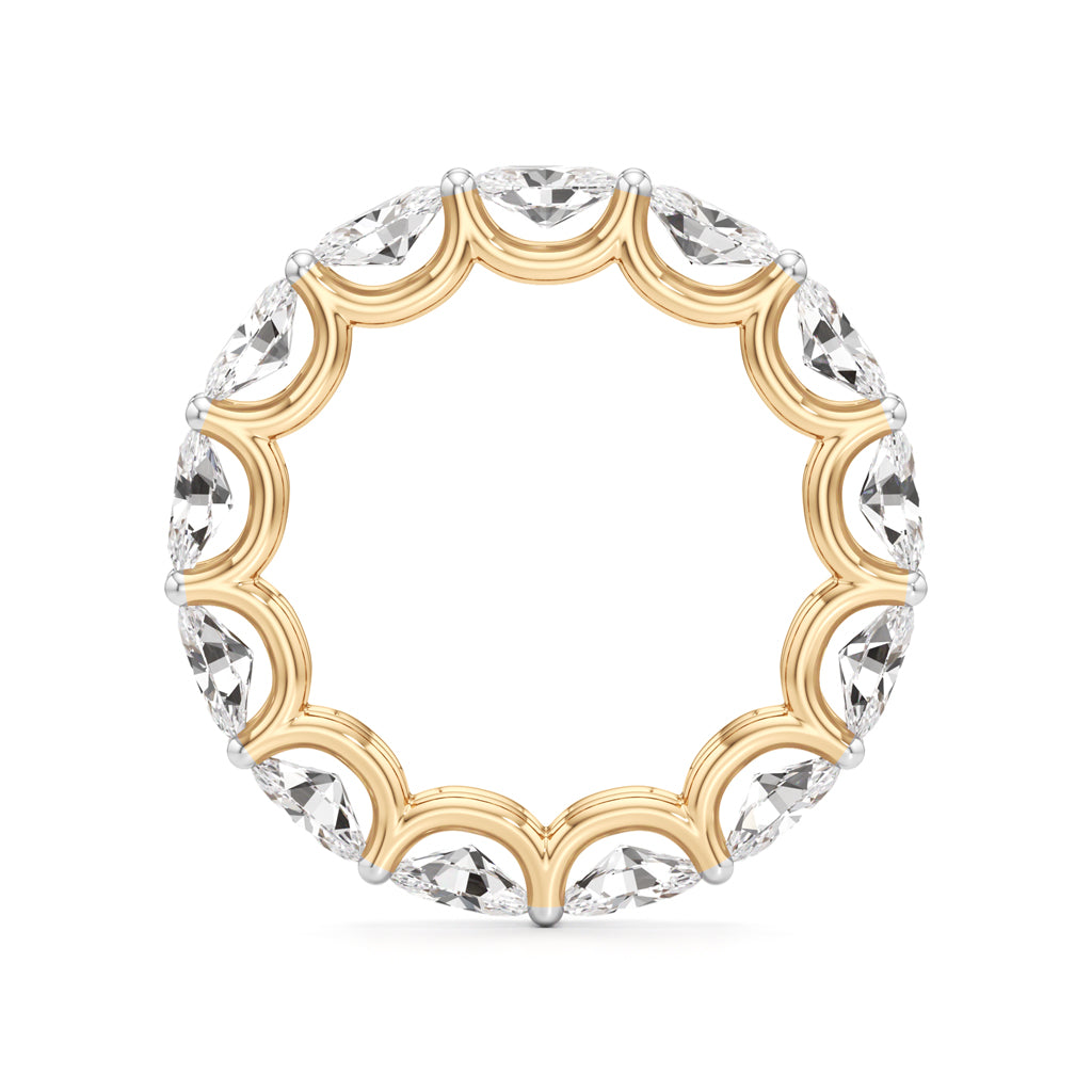 Eterna Classic Oval Diamond Band