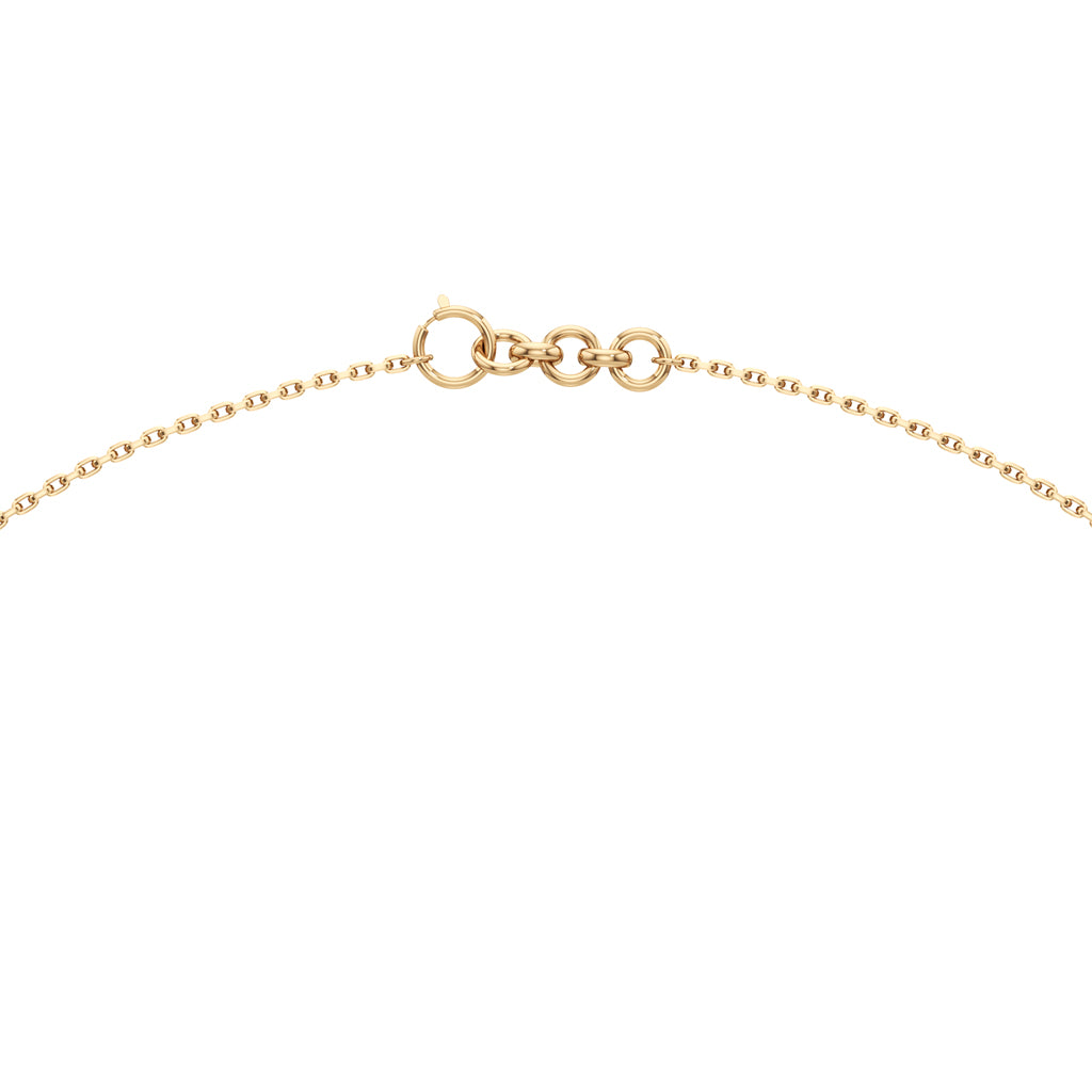Wistaria Flower Style Round Cut Delicate Pendant