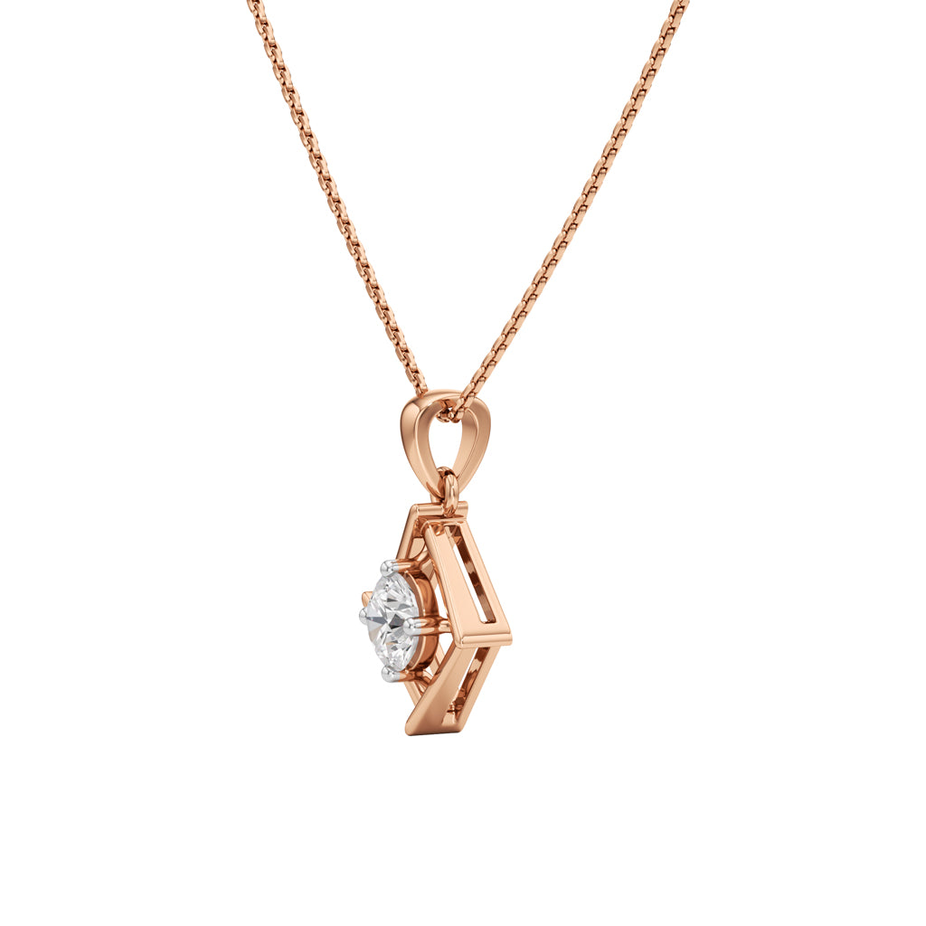 Celestial 1Ct Round Cut Solitaire Pendant