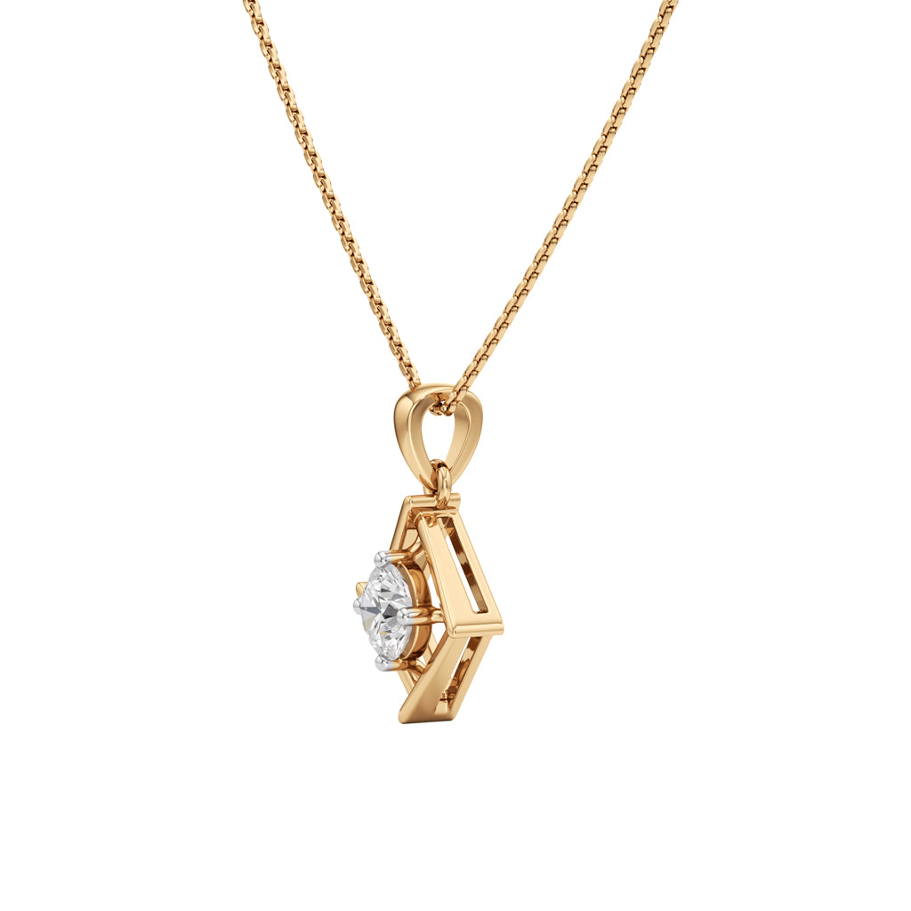 Celestial 1Ct Round Cut Solitaire Pendant