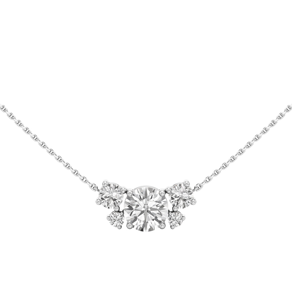 Juliette 2.75Ct Four Prong Round Cut Casual Pendant