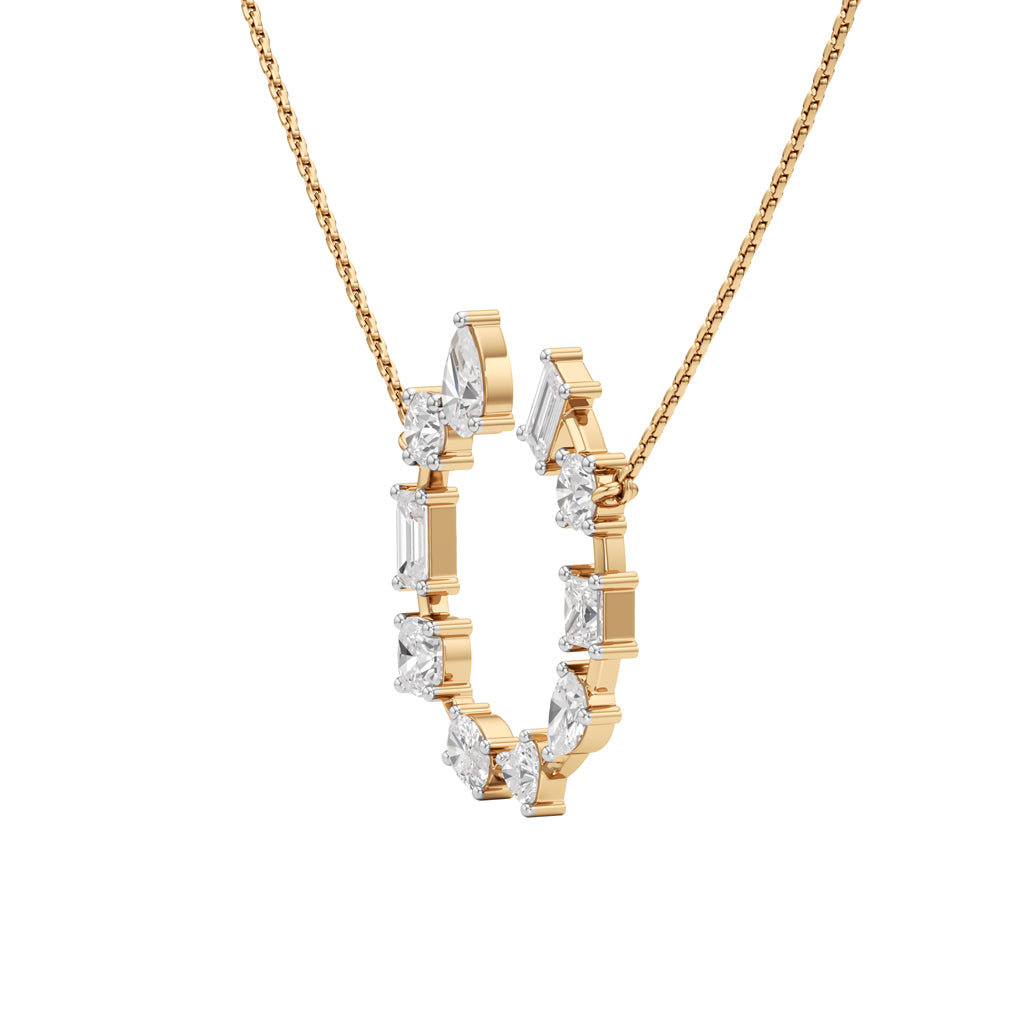 Naomi 2.50Ct Unique Shape Fancy Pendant