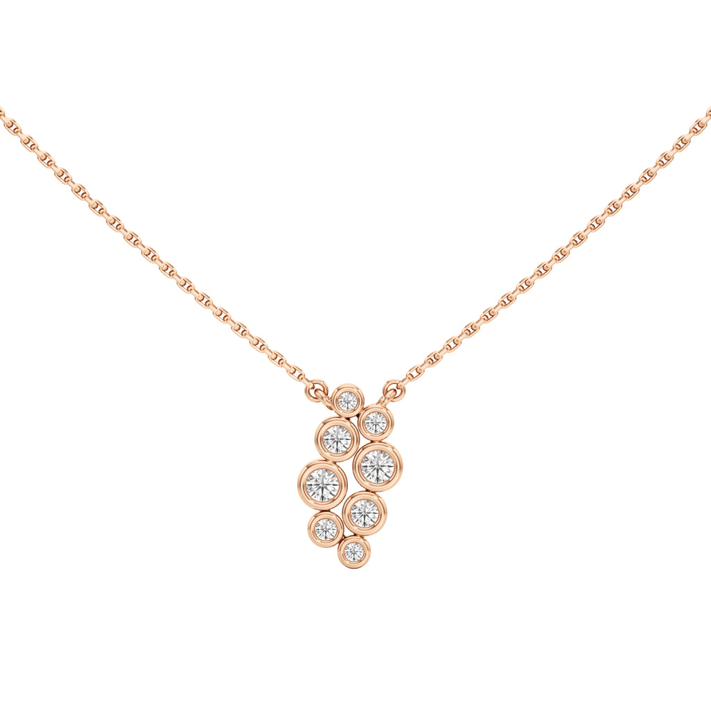 0.50 Ct Round Shape Delicate Pendants