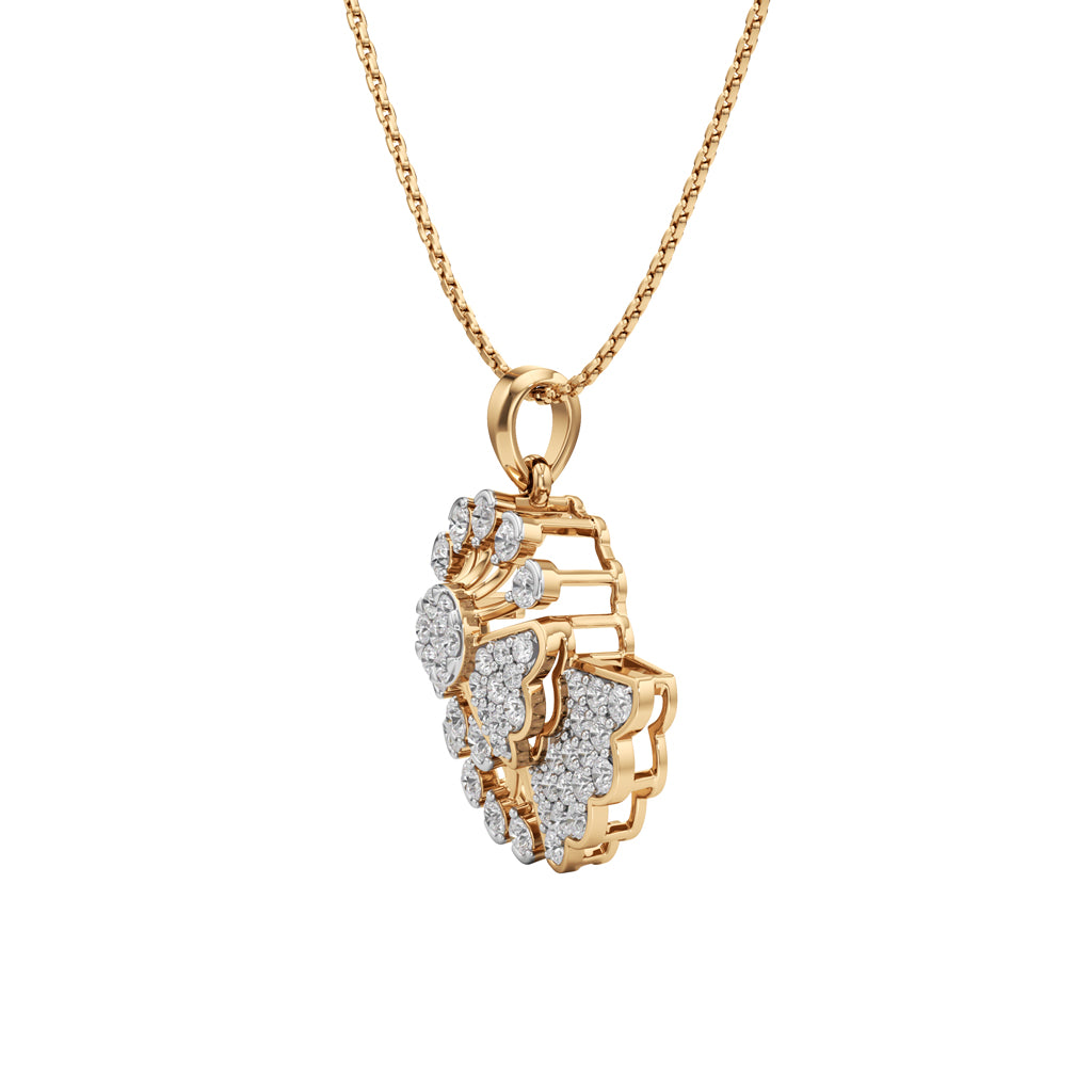 Celeste Bloom Diamond Pendant
