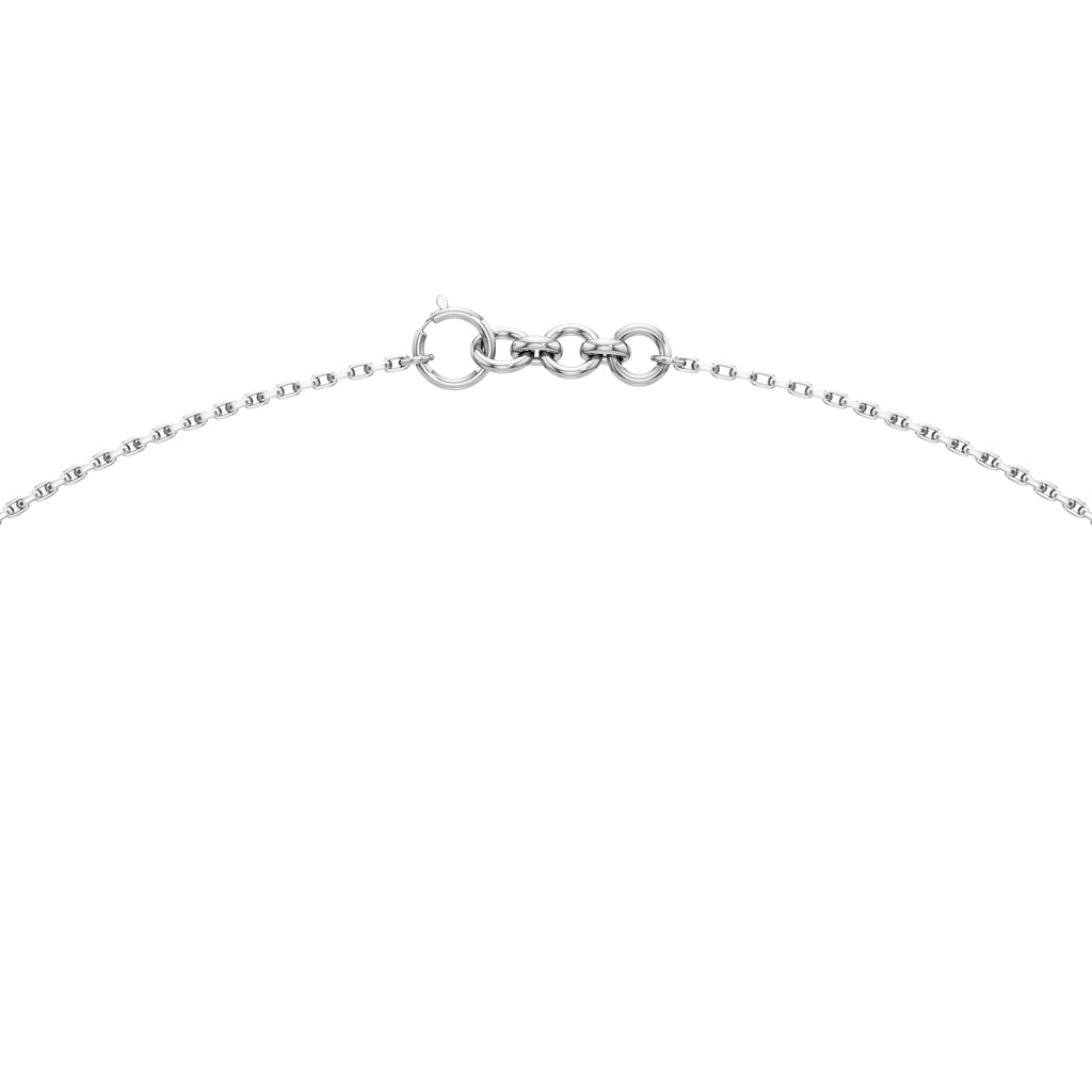 Hush Floral Round Cut Delicate Pendant