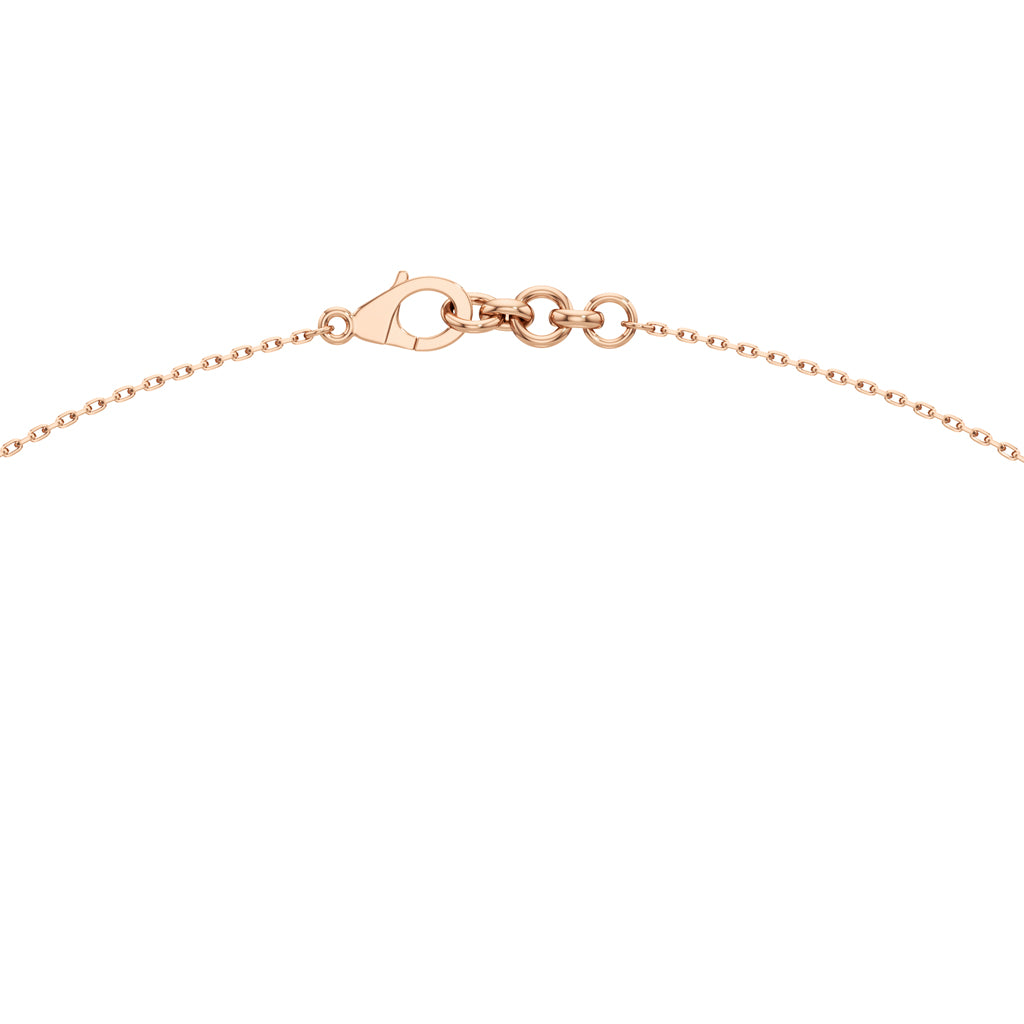 1.00Ct Round Shape Gold Casual Glow Pendant