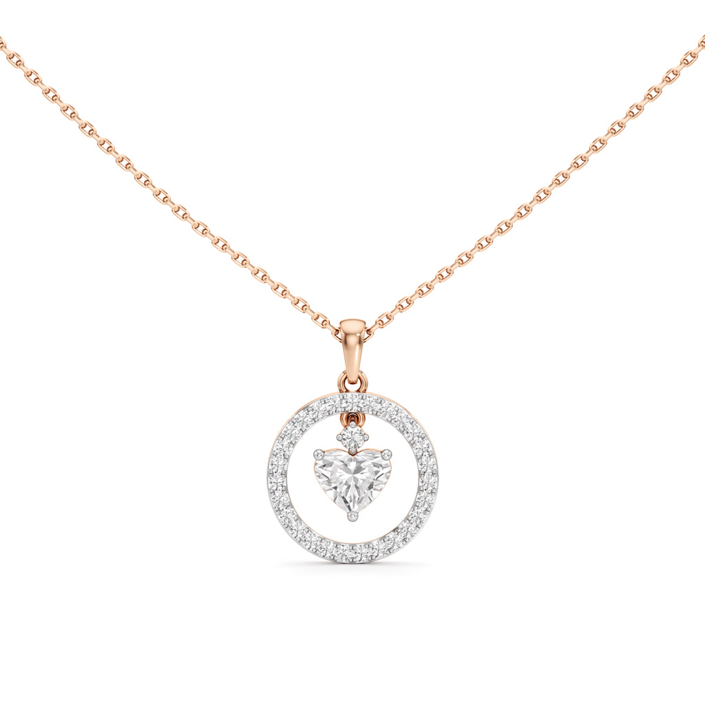 1.00 Ct Fancy Mirage Pendant