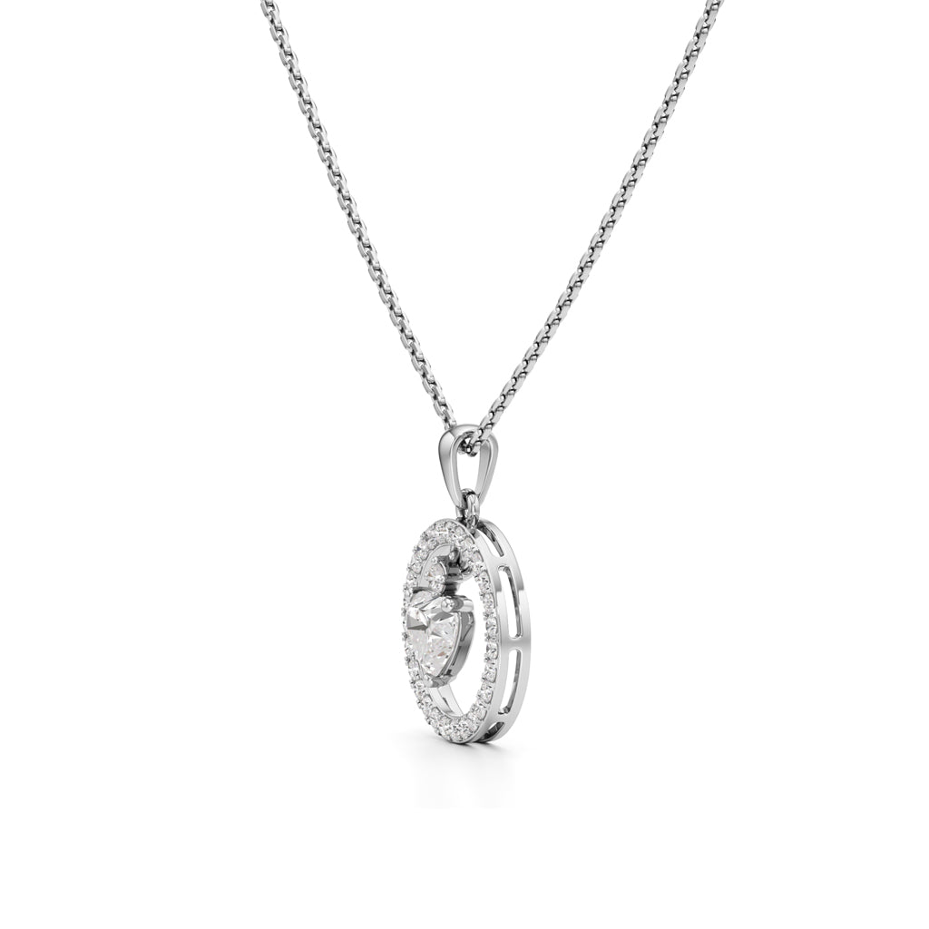 1.00 Ct Fancy Mirage Pendant