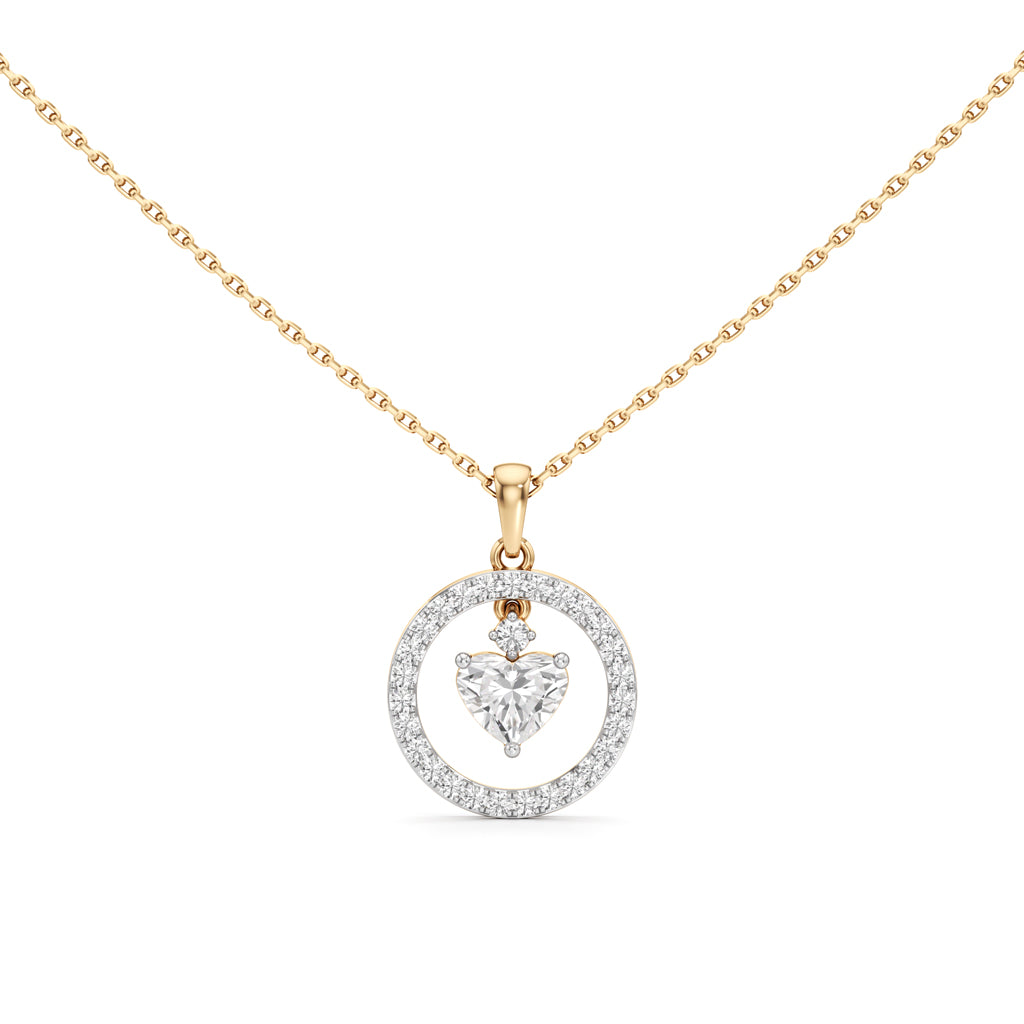 1.00 Ct Fancy Mirage Pendant