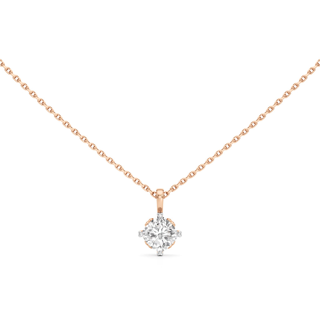 1.00 Ct Cushion Serene Pendant