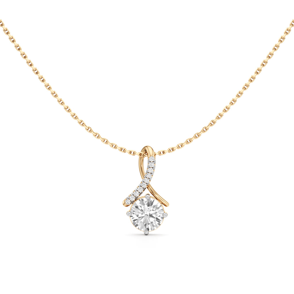 1.50 Ct Fancy Glimmer Pendant