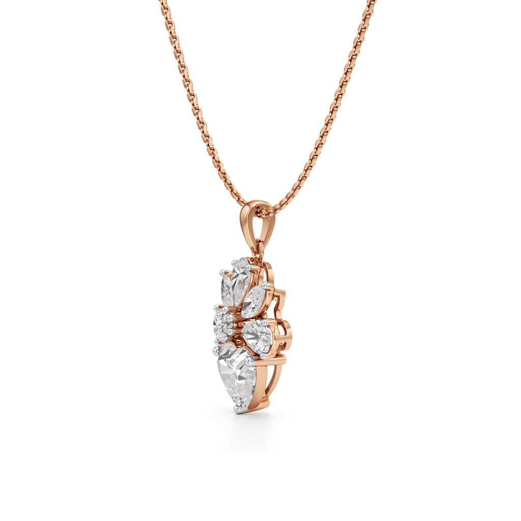 3.75 Ct Luxe Fancy Diamond Pendant