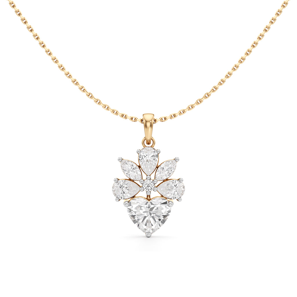 3.75 Ct Luxe Fancy Diamond Pendant
