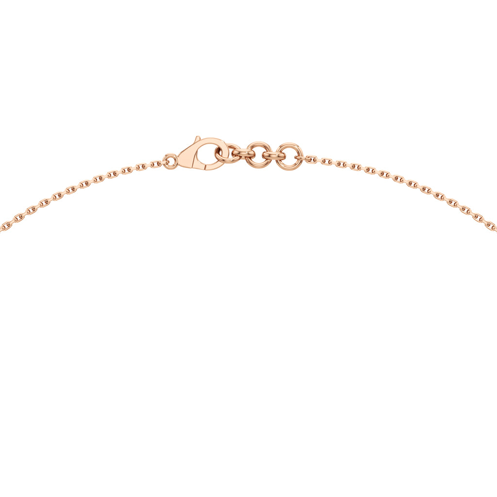 Celestia V-Curve Diamond Pendant Necklace