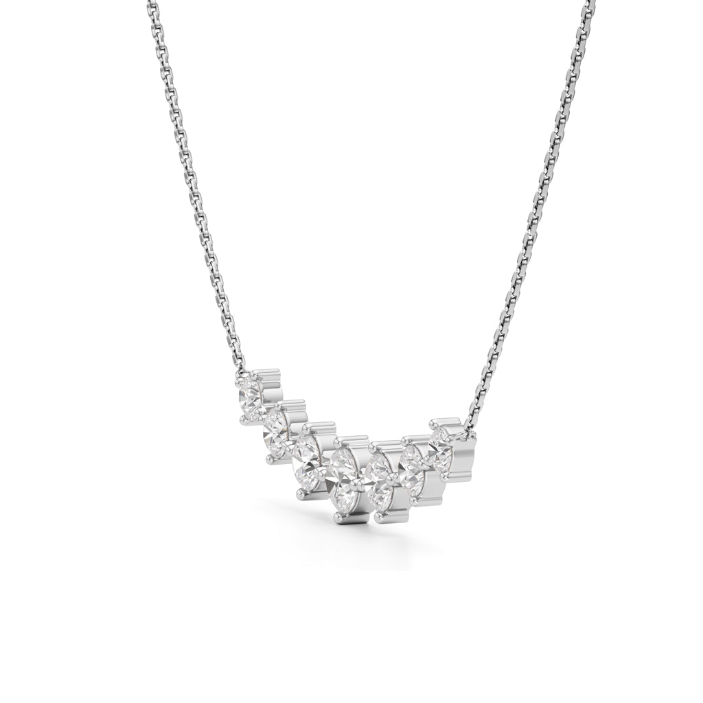 Virelle Diamond Crown Necklace