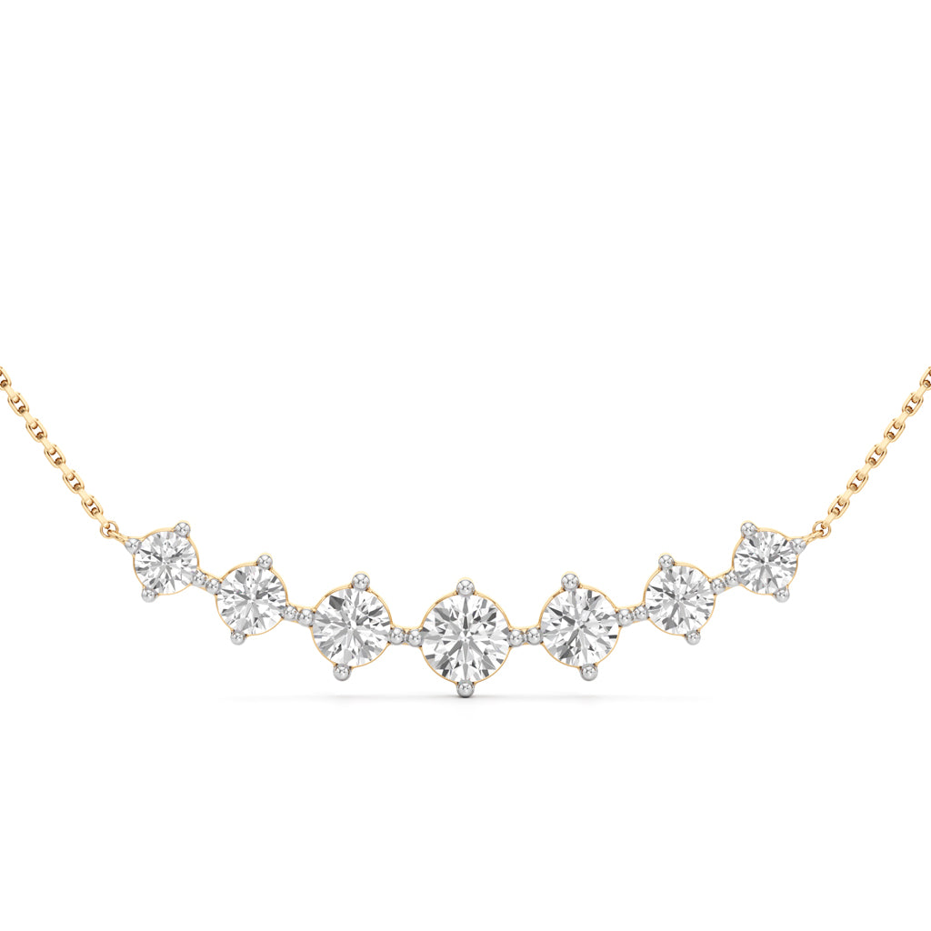 Virelle Diamond Crown Necklace