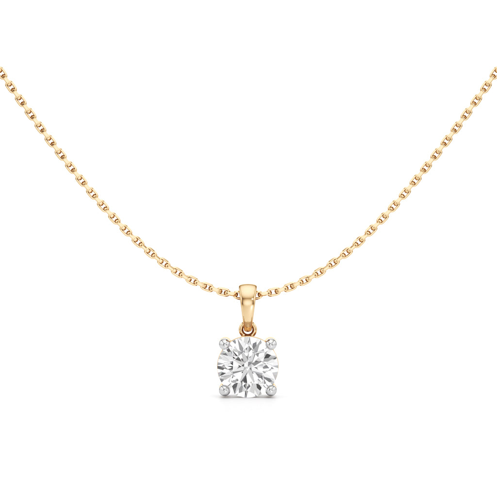 Lumine Solitaire Pendant Necklace