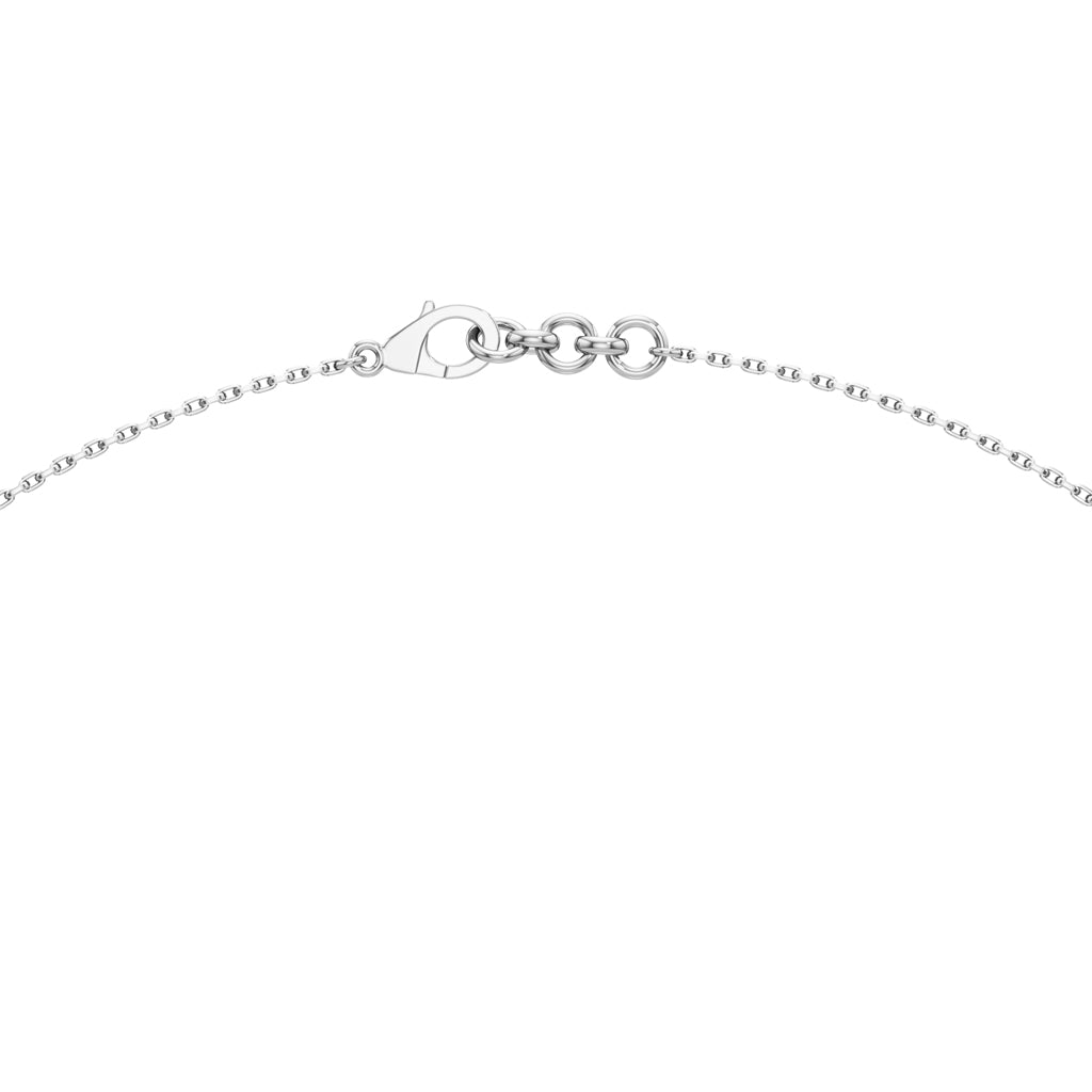 Celestia Curve Diamond Pendant Necklace