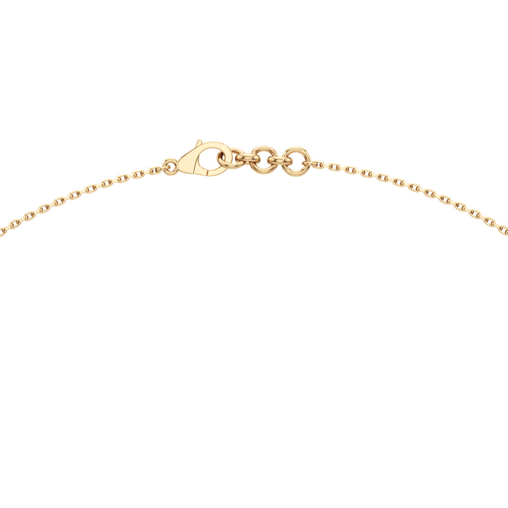 Celestia Curve Diamond Pendant Necklace