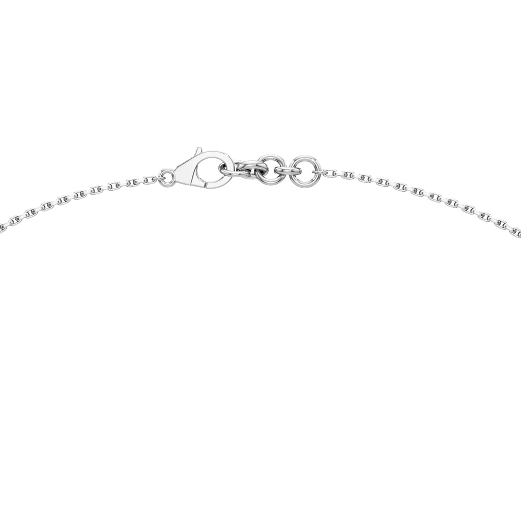 Celestia Halo Circle Pendant Necklace