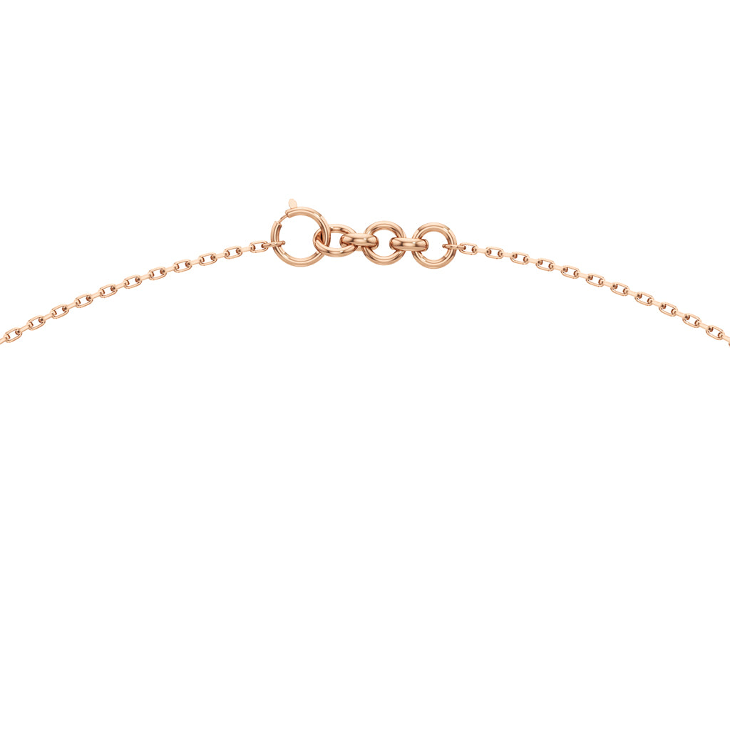 Eterna Solitaire Curve Pendant Necklace