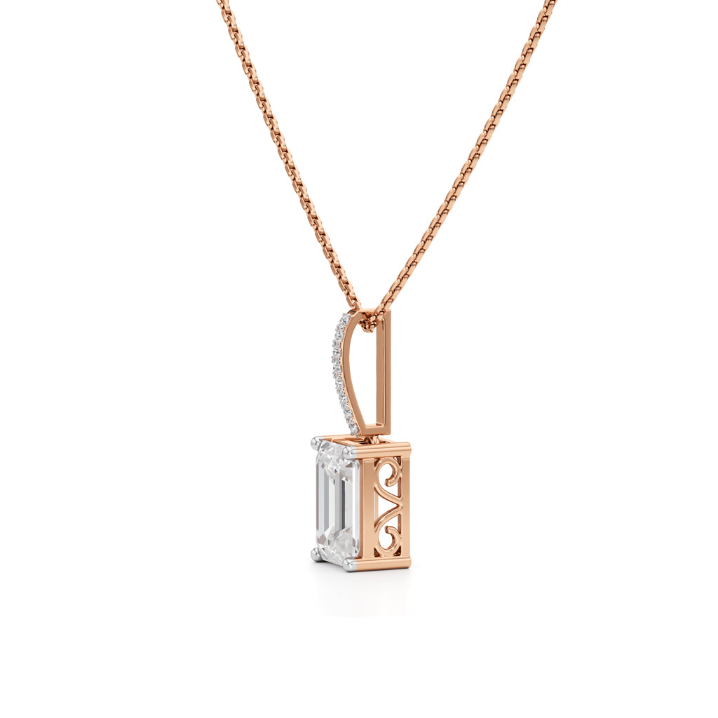 Regalia Emerald Radiance Pendant Necklace