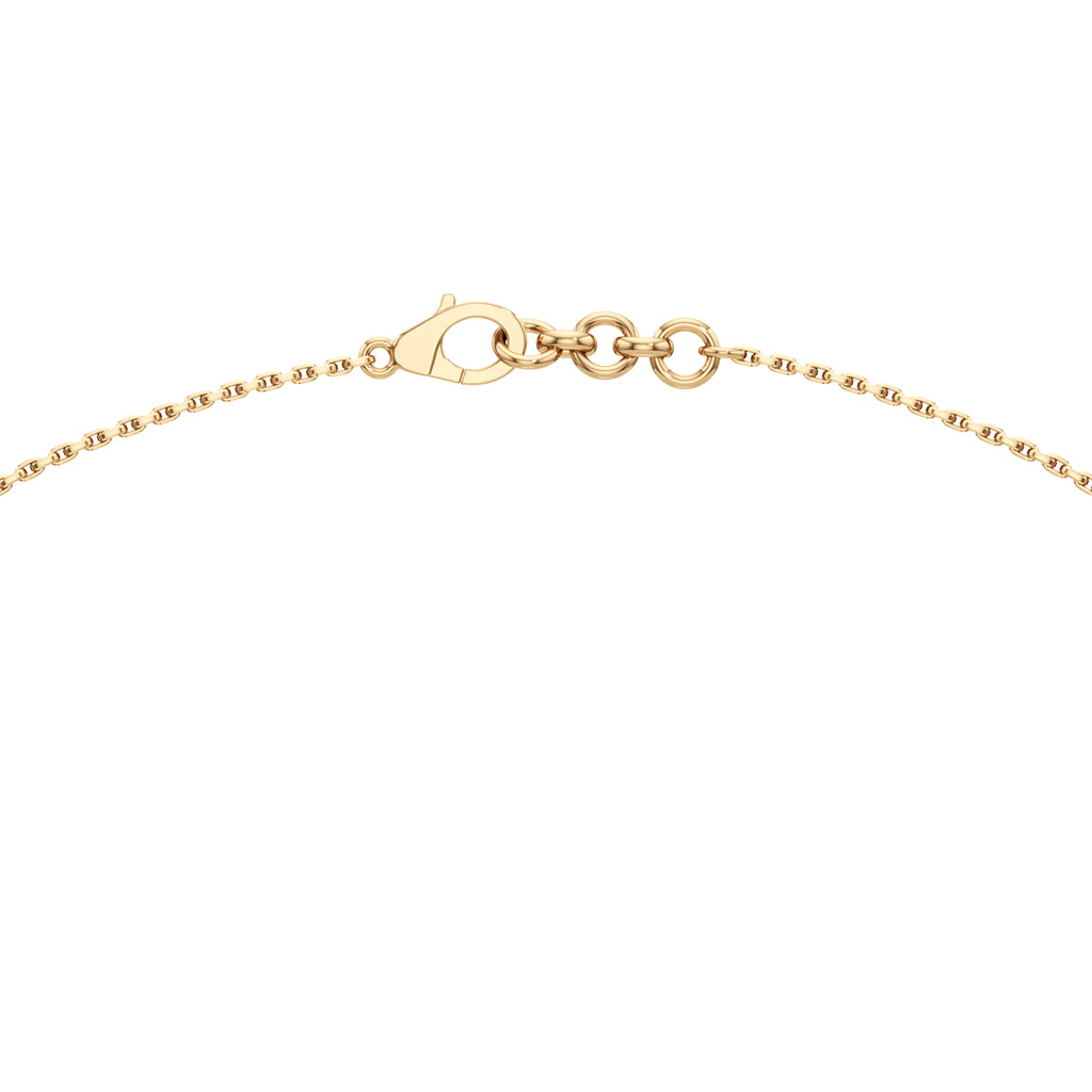 Lunaria Diamond & Pearl Drop Pendant Necklace