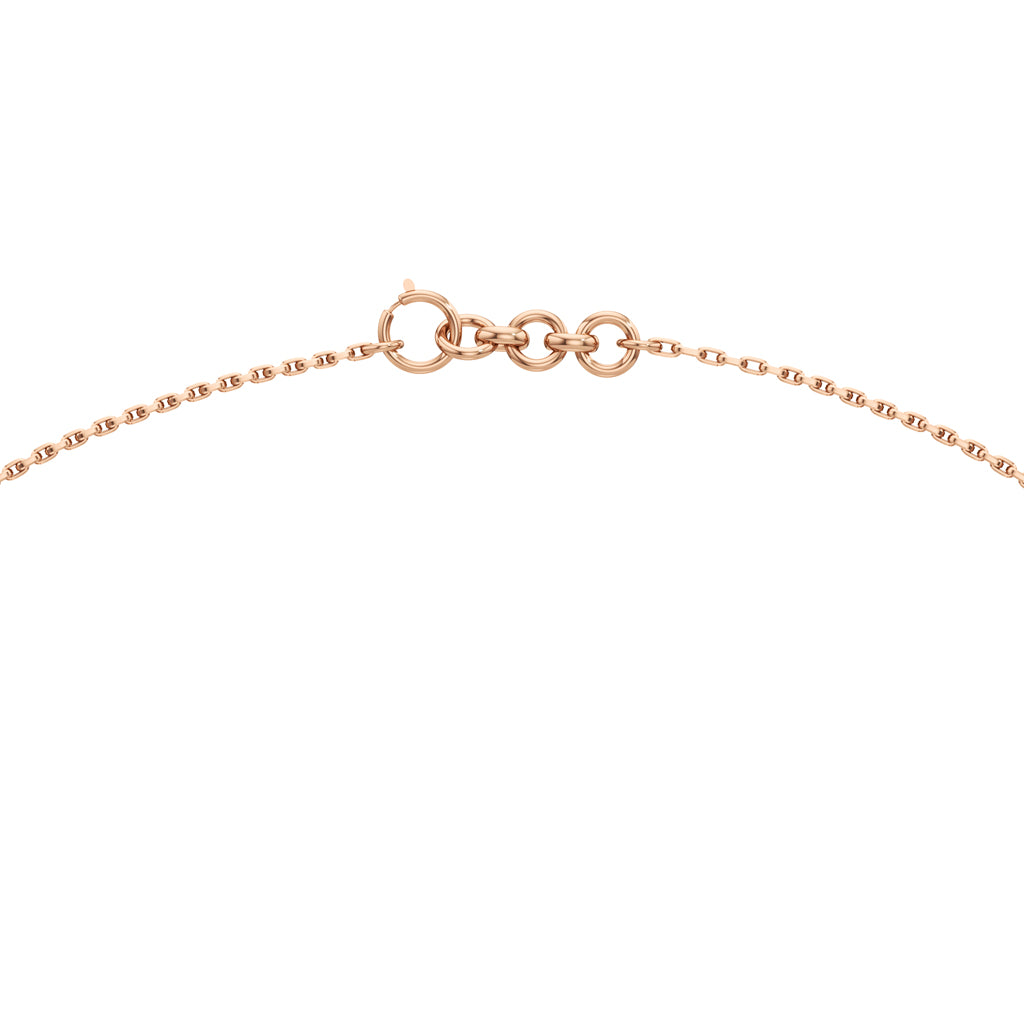 Esmeria Emerald & Oval Diamond Drop Pendant Necklace