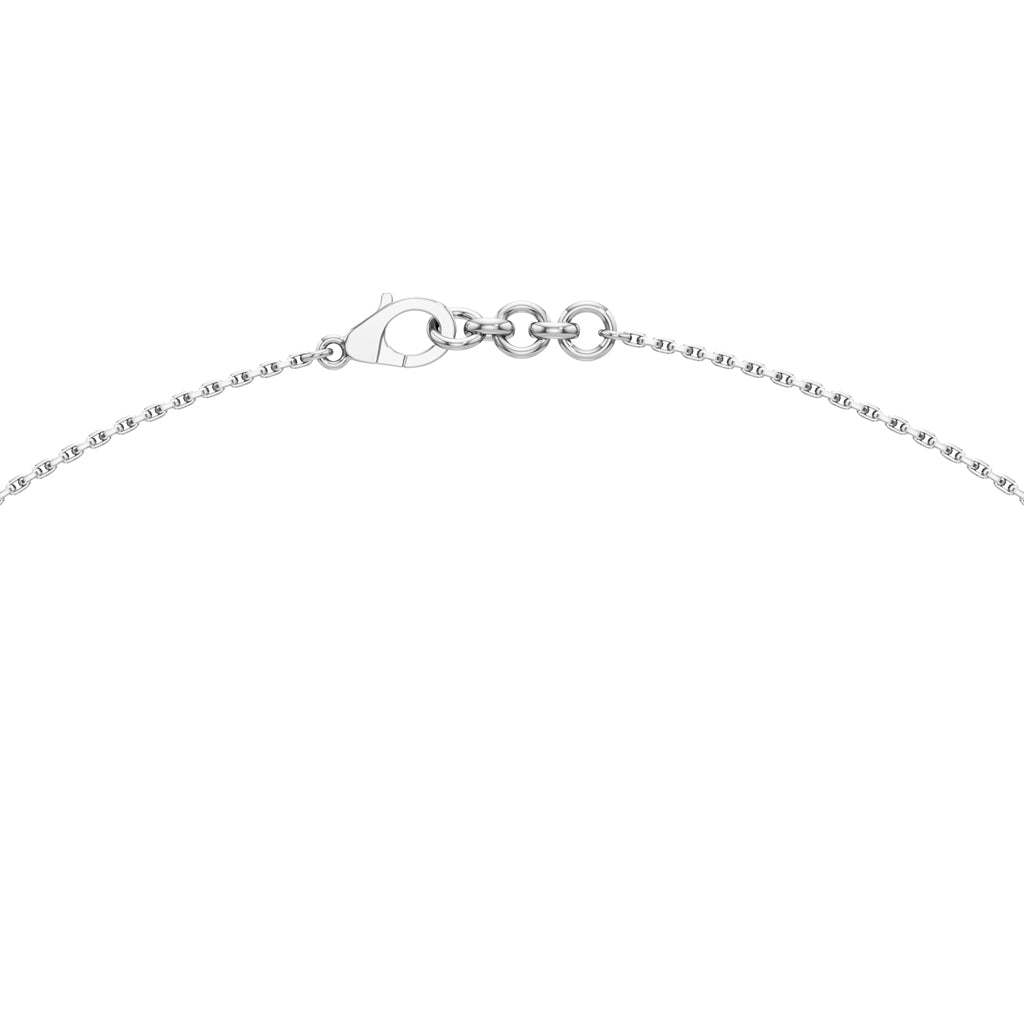 Aurelia Twin Oval Drop Diamond Necklace