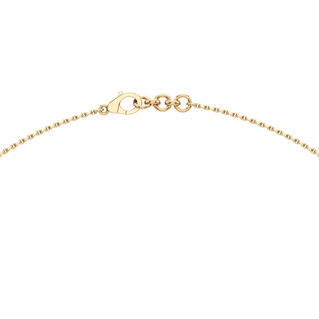 Aurelia Twin Oval Drop Diamond Necklace