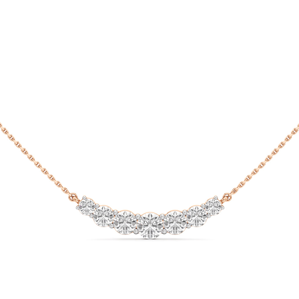 Astra Radiant Seven-Stone Diamond Necklace
