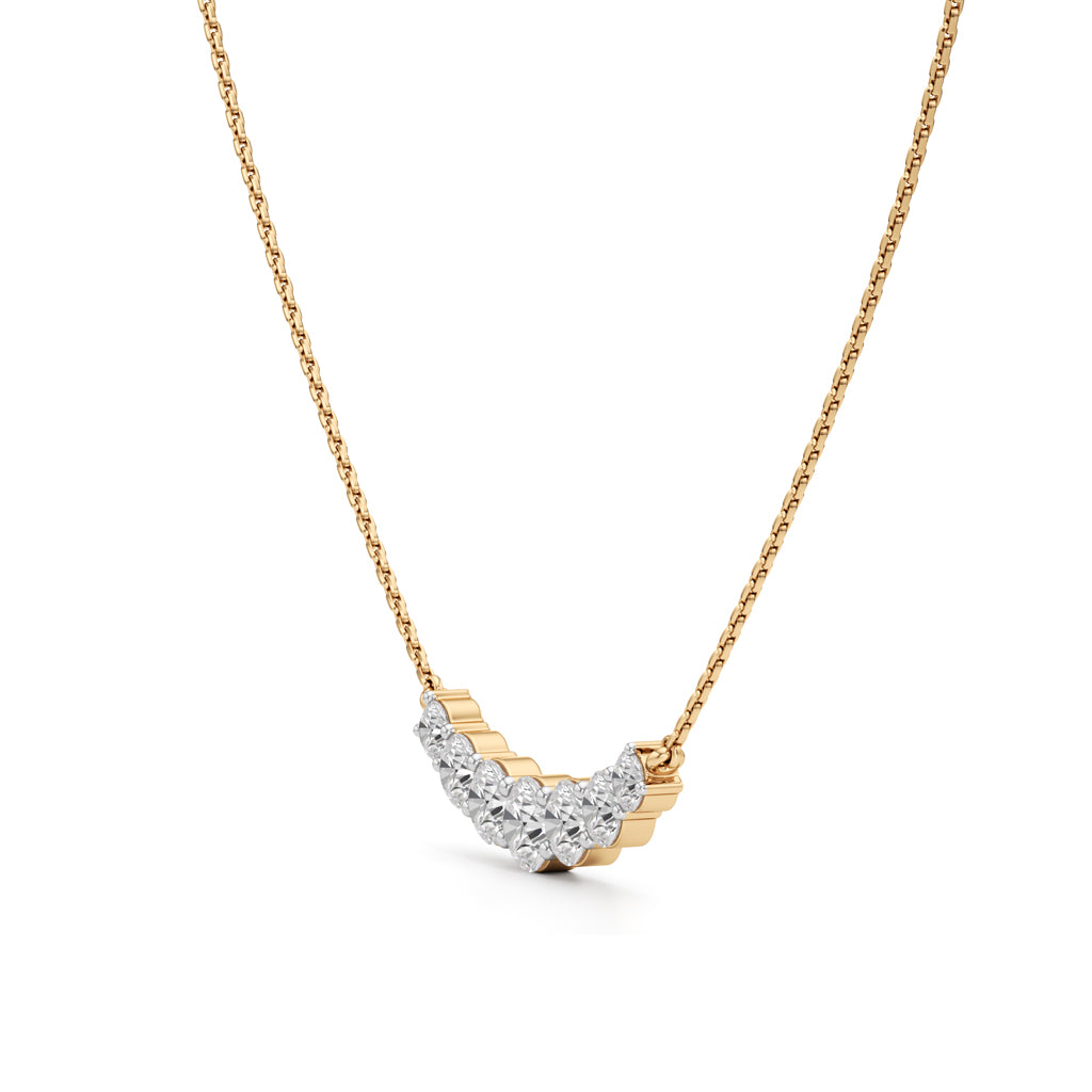 Astra Radiant Seven-Stone Diamond Necklace