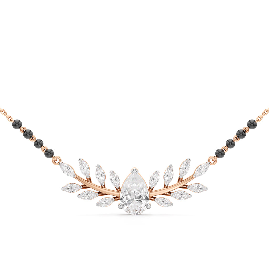Lustre Leaf Mangalsutra