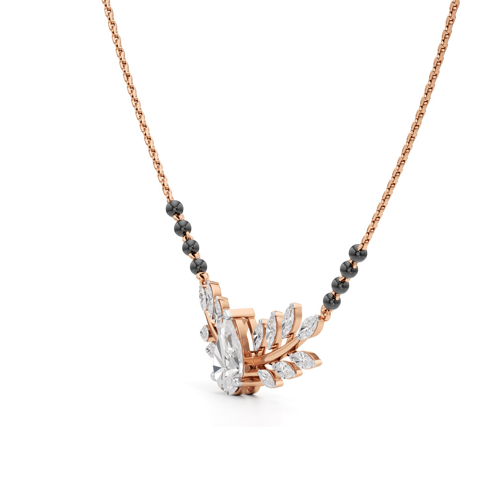 Lustre Leaf Mangalsutra