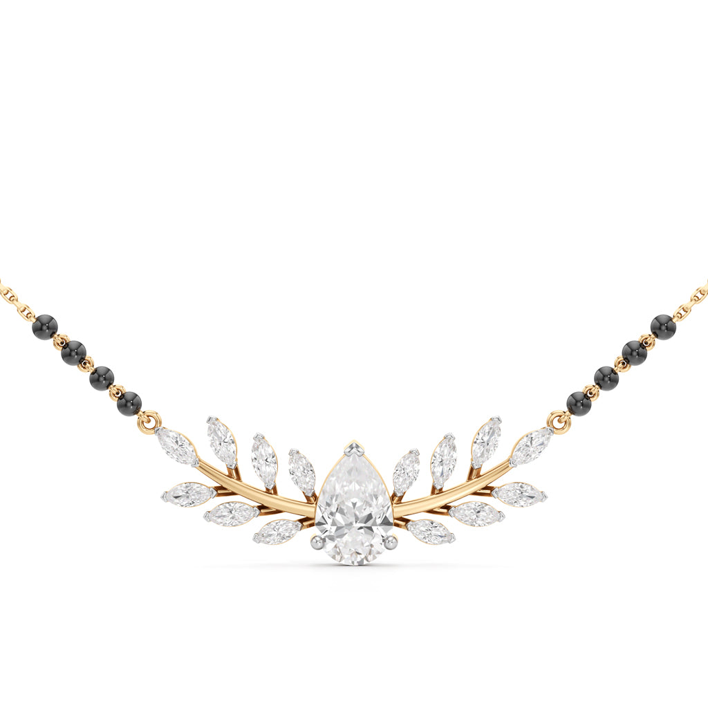 Lustre Leaf Mangalsutra