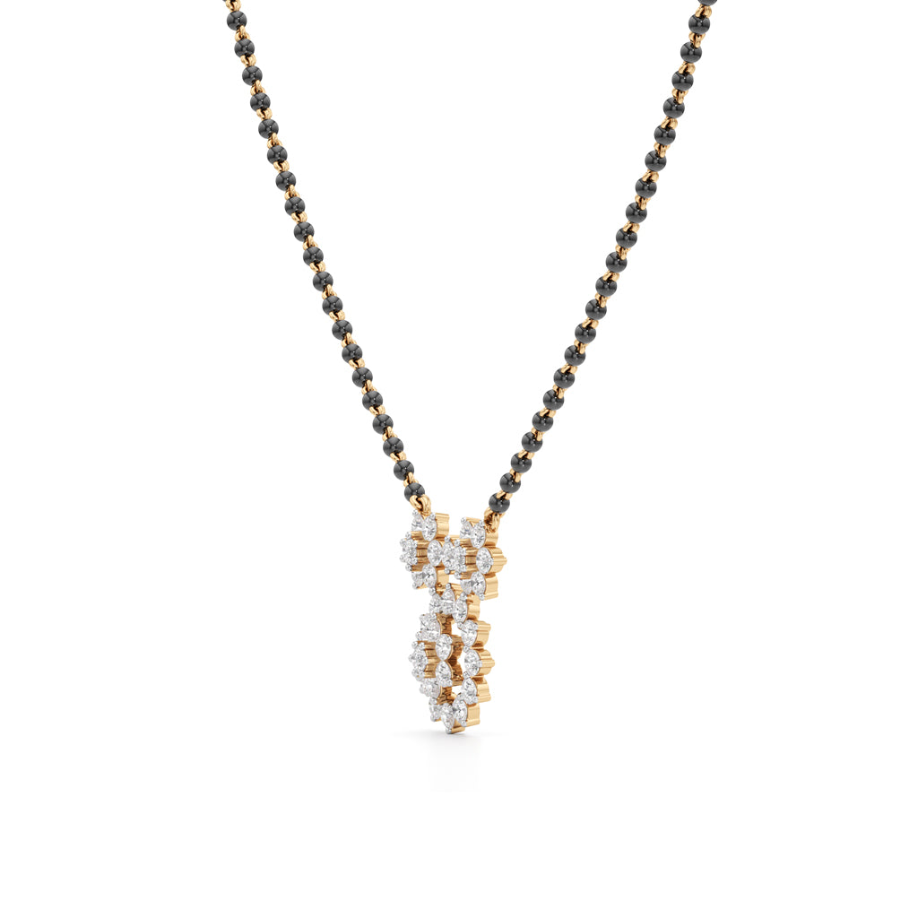Floral Radiance Mangalsutra.