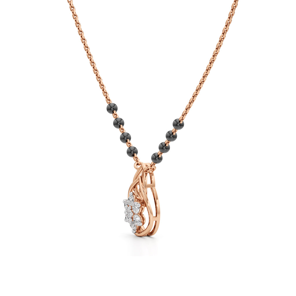 Teardrop Blossom Mangalsutra