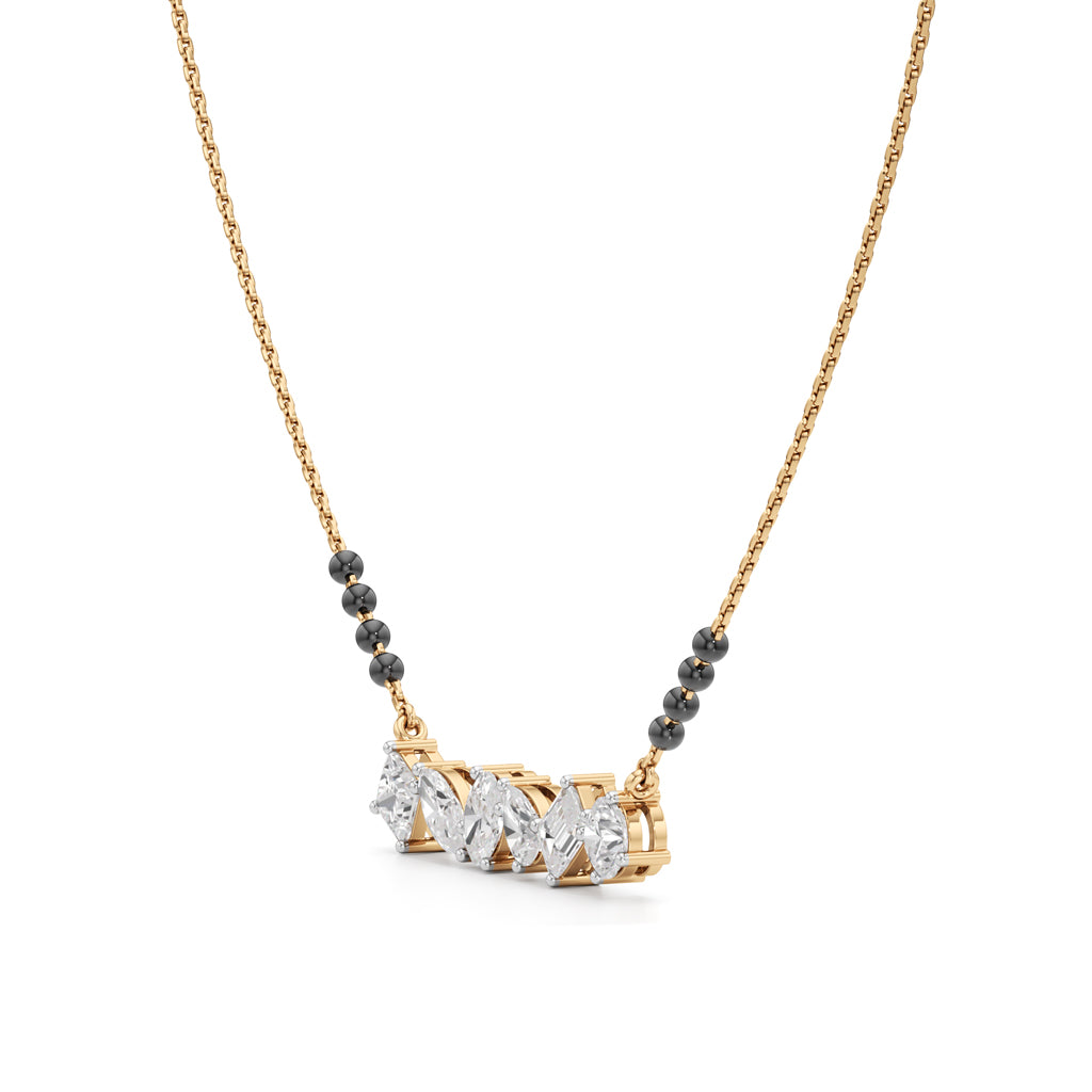 Celestia Multi-Cut Diamond Mangalsutra
