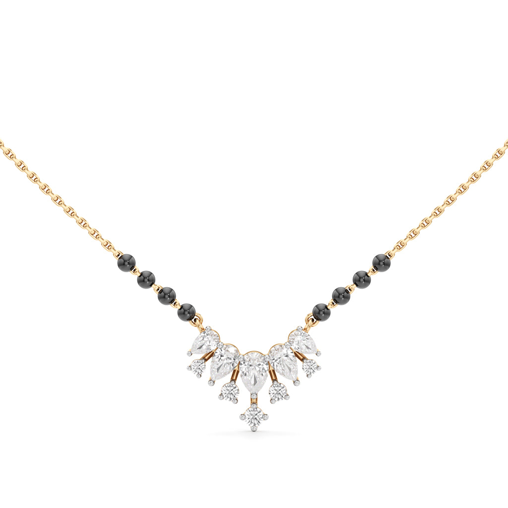 Vireya Diamond Cluster Mangalsutra