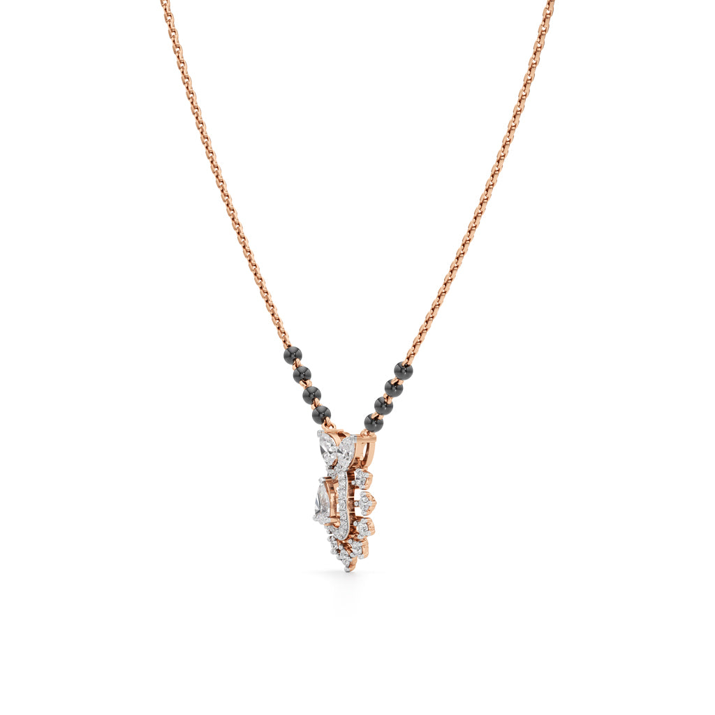 Aarohi Royal Bloom Diamond Mangalsutra