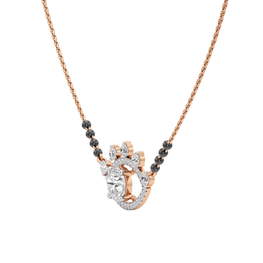 Aarohi Evil Eye Diamond Mangalsutra