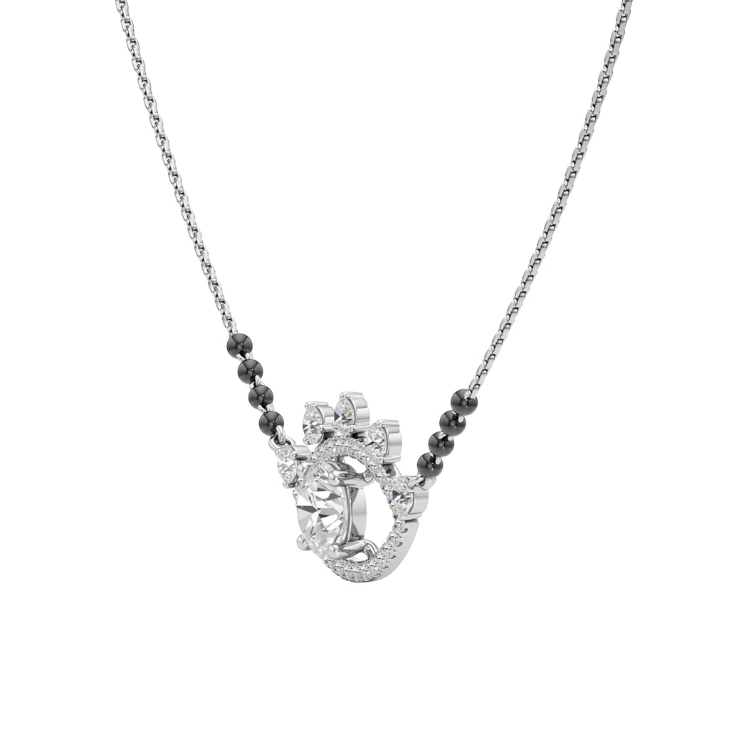 Aarohi Evil Eye Diamond Mangalsutra