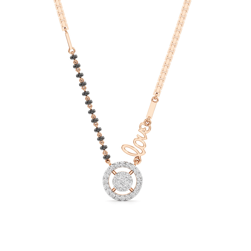 Aarohi Circle of Love Diamond Mangalsutra