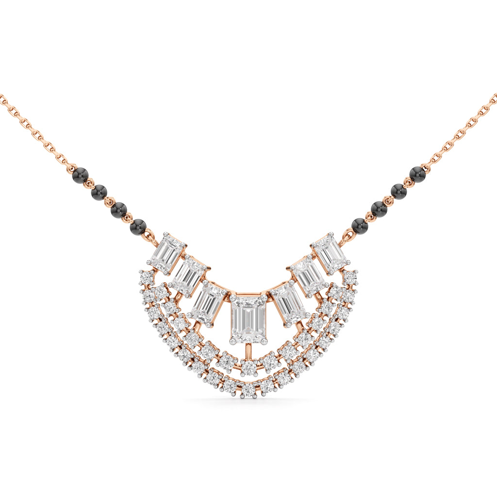Kritika Radiant Halo Diamond Mangalsutra