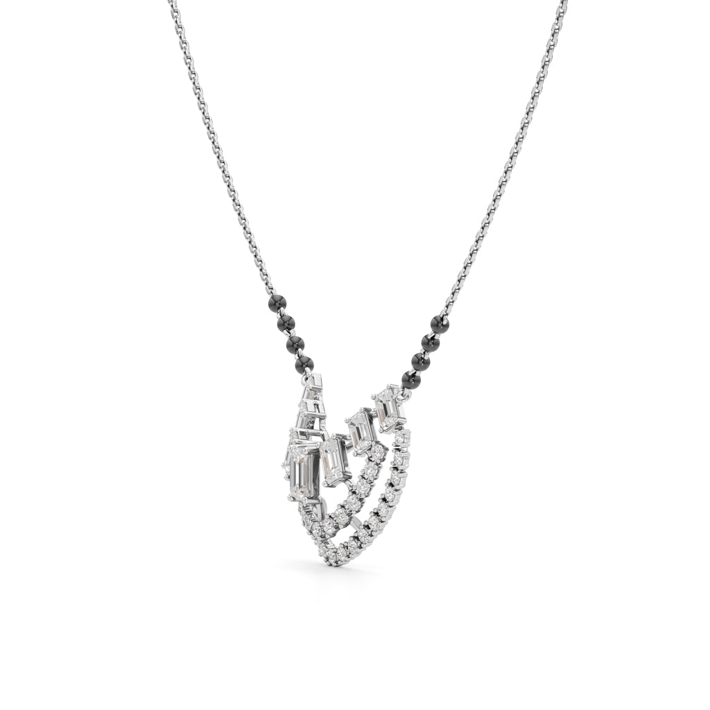 Kritika Radiant Halo Diamond Mangalsutra