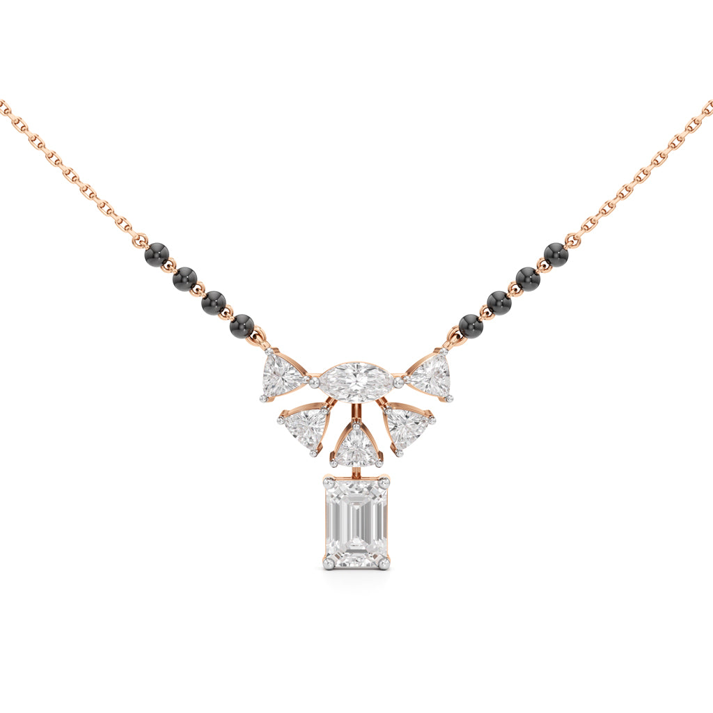 Aadhira Regal Charm Diamond Mangalsutra