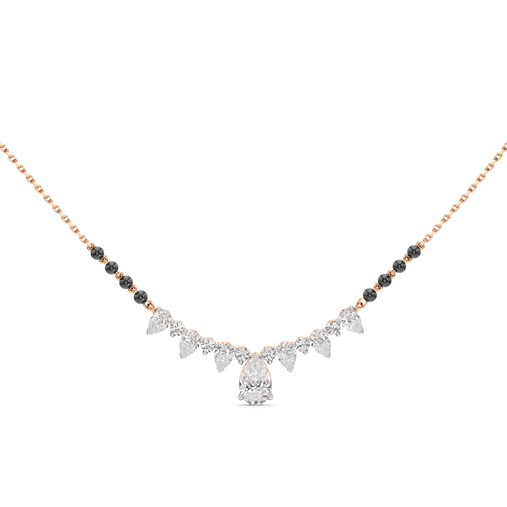 Ishita Radiant Bloom Diamond Mangalsutra